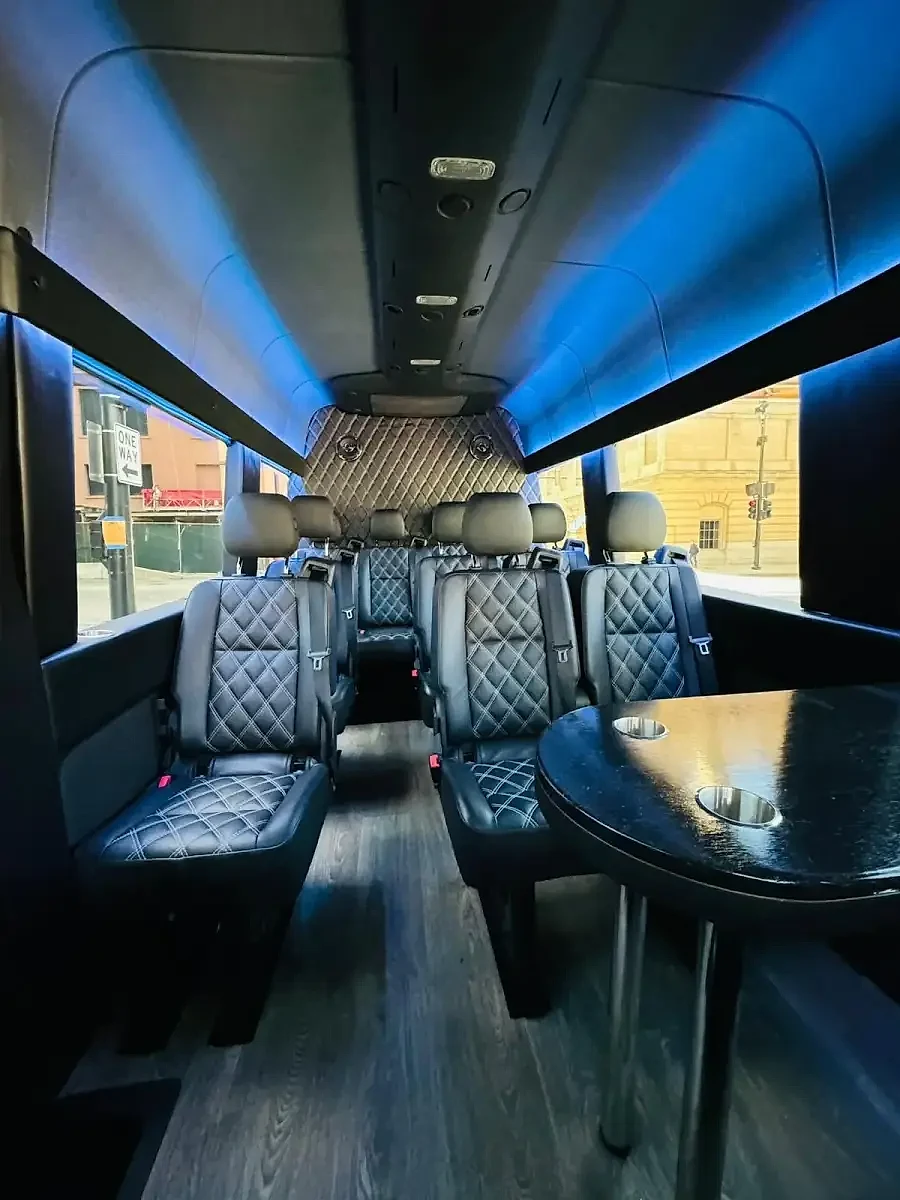 Rehearsal dinner shuttle for Algonquin wedding party